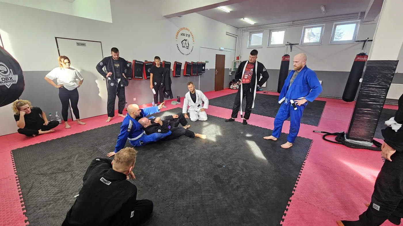 Trening brazylijskiego jiu jitsu w Alligators